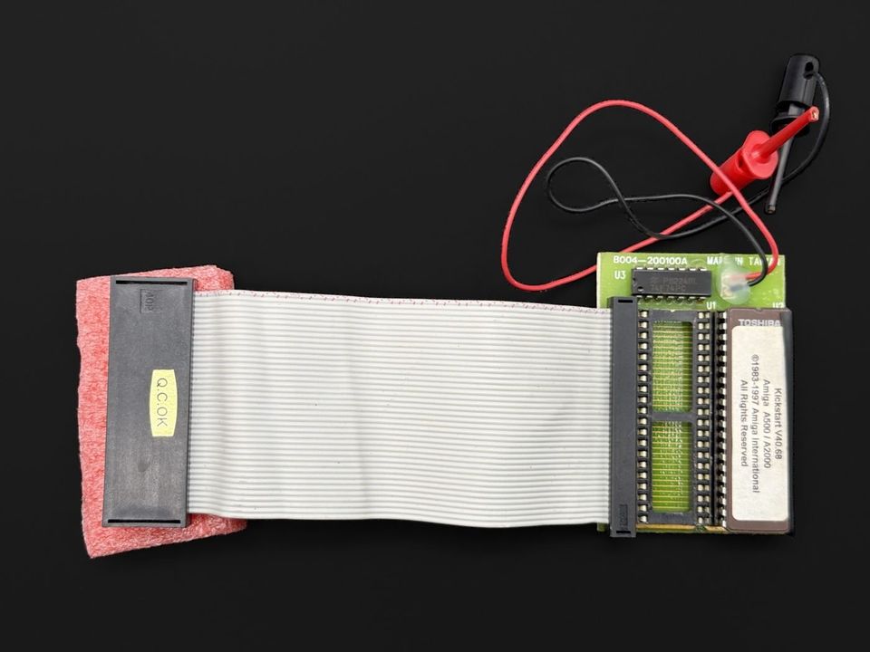 Dual Kickstart ROM Switcher for Amiga 500/2000, with Kickstart 3.1 (V40.68) ROM, photo 1 of 1