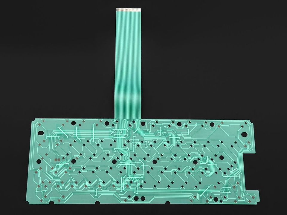 Amiga 600 Keyboard Membrane, Green Mitsumi (56C47A/B, 56C471A/B)