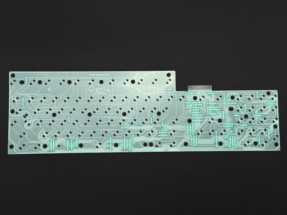 Amiga 500 Keyboard Membrane, Long Enter (Mitsumi 56 A619A)